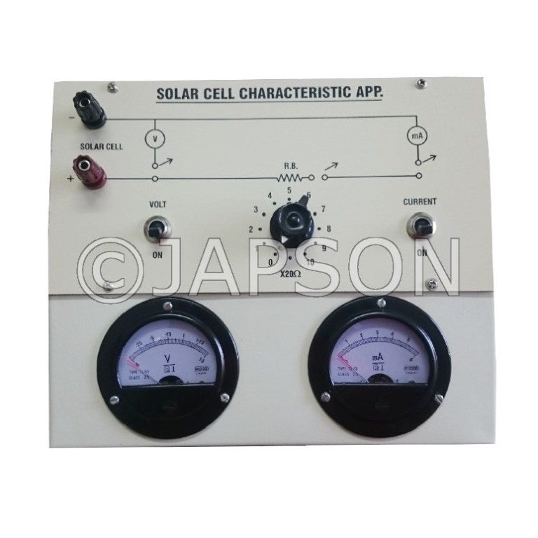 Solar Cell Characteristics Apparatus Solar Cell Characteristics Apparatus